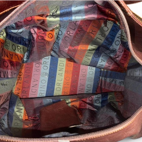 MARINO ORLANDI Bucket Bag Leather Handbag. - Picture 7 of 9